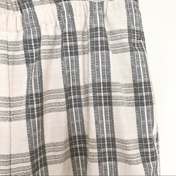 NWT Zara Cropped Checkered Plaid Pants - Picture 3 of 10